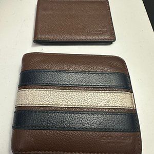 Coach's Men 3IN1 Leather Wallet